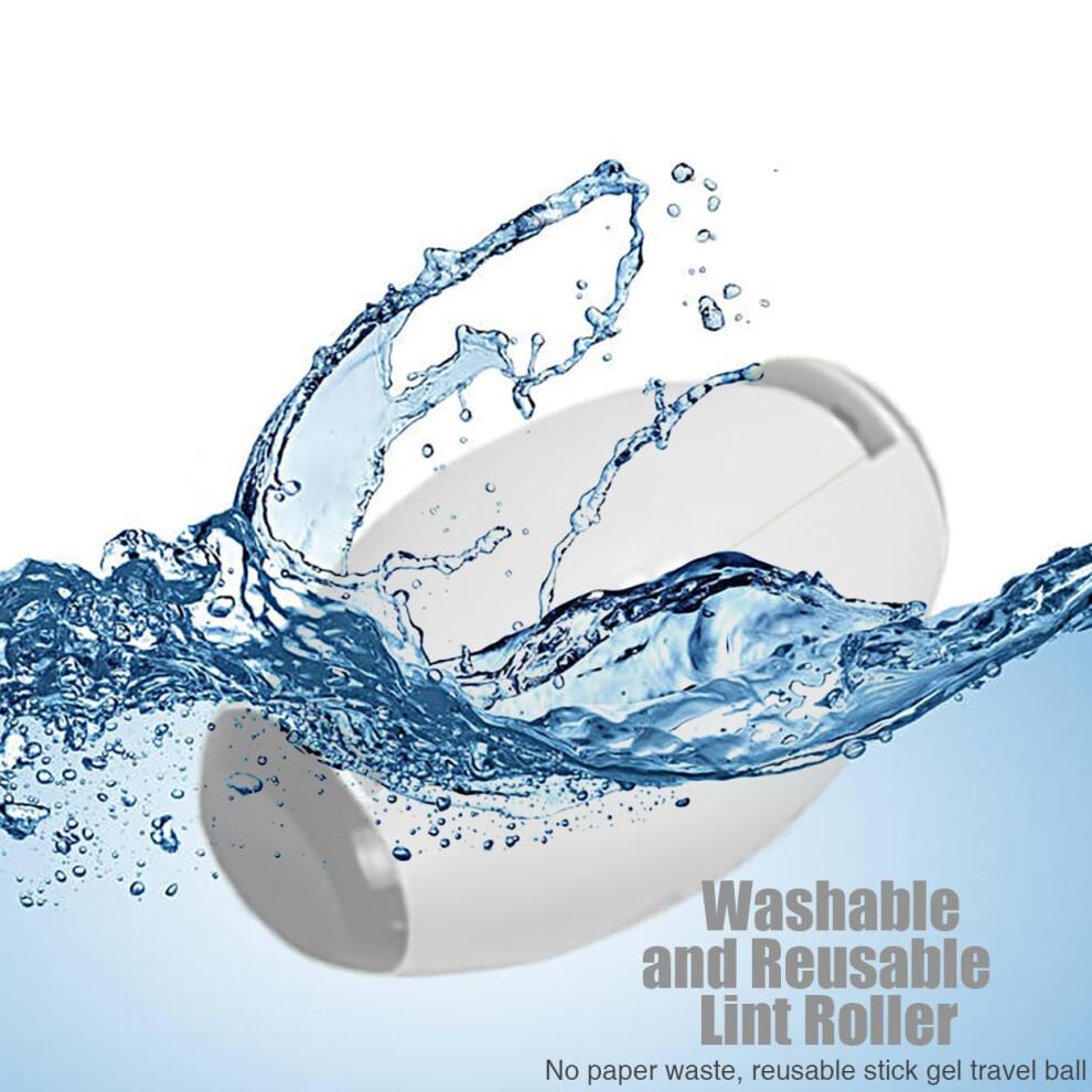 Reusable Pet Hair Remover Roller for Cats and Dogs, Washable Lint Roller Green and White