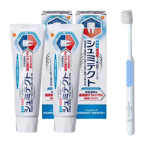 Shumitect Periodontal Disease Double Care EX Cool Refresh Mint (Antimicrobial & Anti-inflammatory) Toothpaste for Sensitive Teeth, High-Concentration