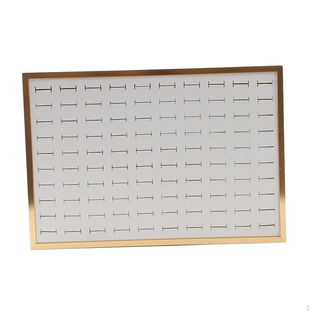 Earring and Ring Display Organizer for Jewelry Storage Photography