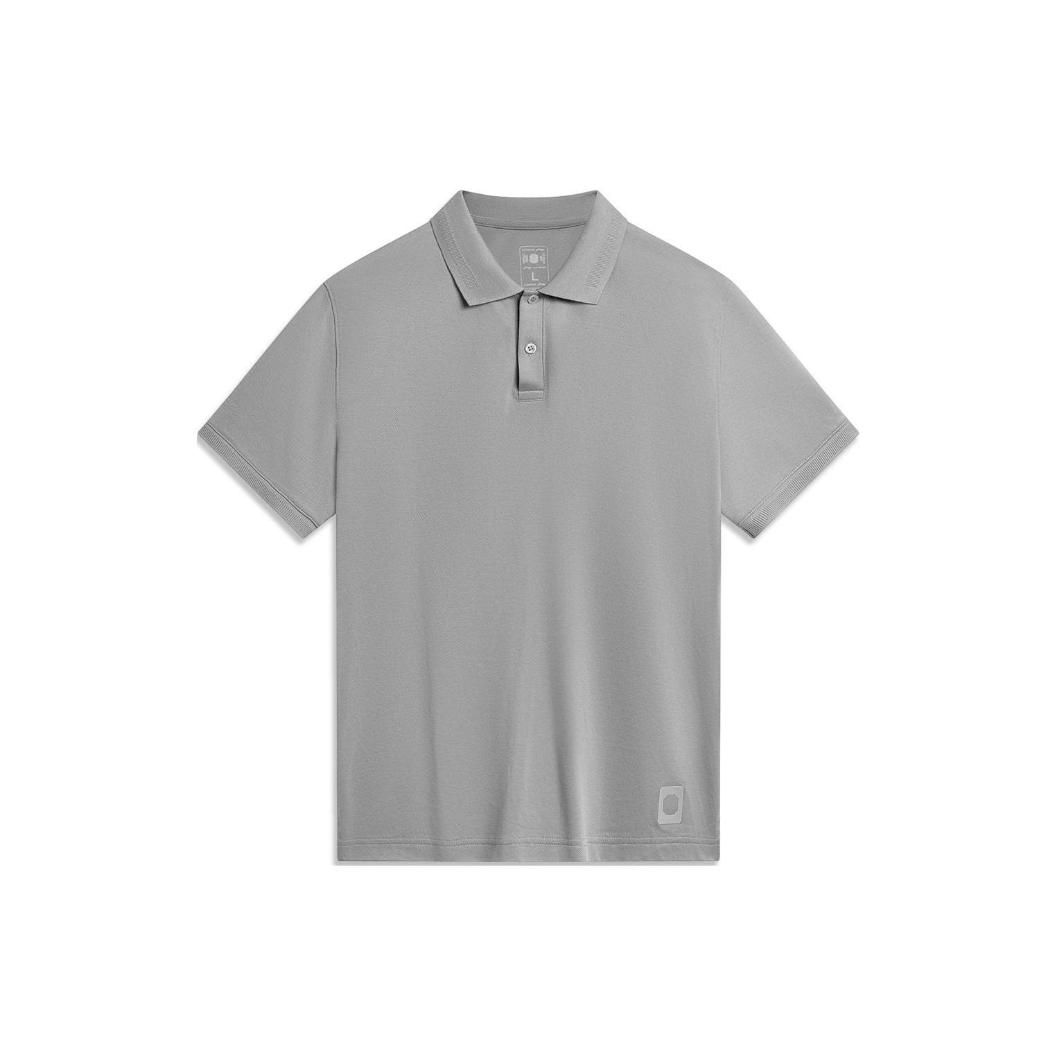 Мужская рубашка-поло Li Ning Птица Циан APLU087-5 2XL
