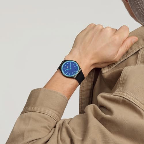 Swatch Obsidian Shimmer Watch SS07B111 Black