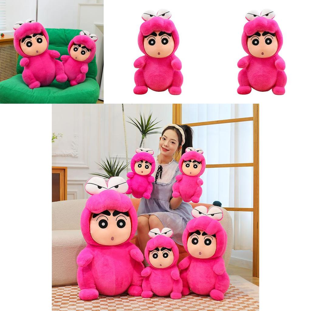 Crayon Shinchan Plush Crocodile Backpack With Soft Short Plush For Kids Birthday Gift