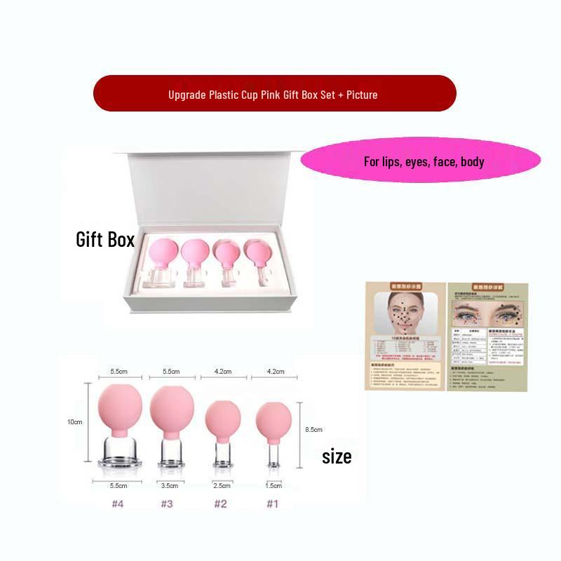 Enhanced Silicone Facial Cupping Set for Skin Lifting and Beauty