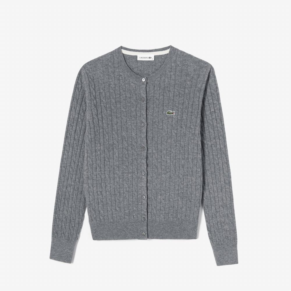 

Женский кардиган с круглым вырезом LACOSTE AF090E53N UWC