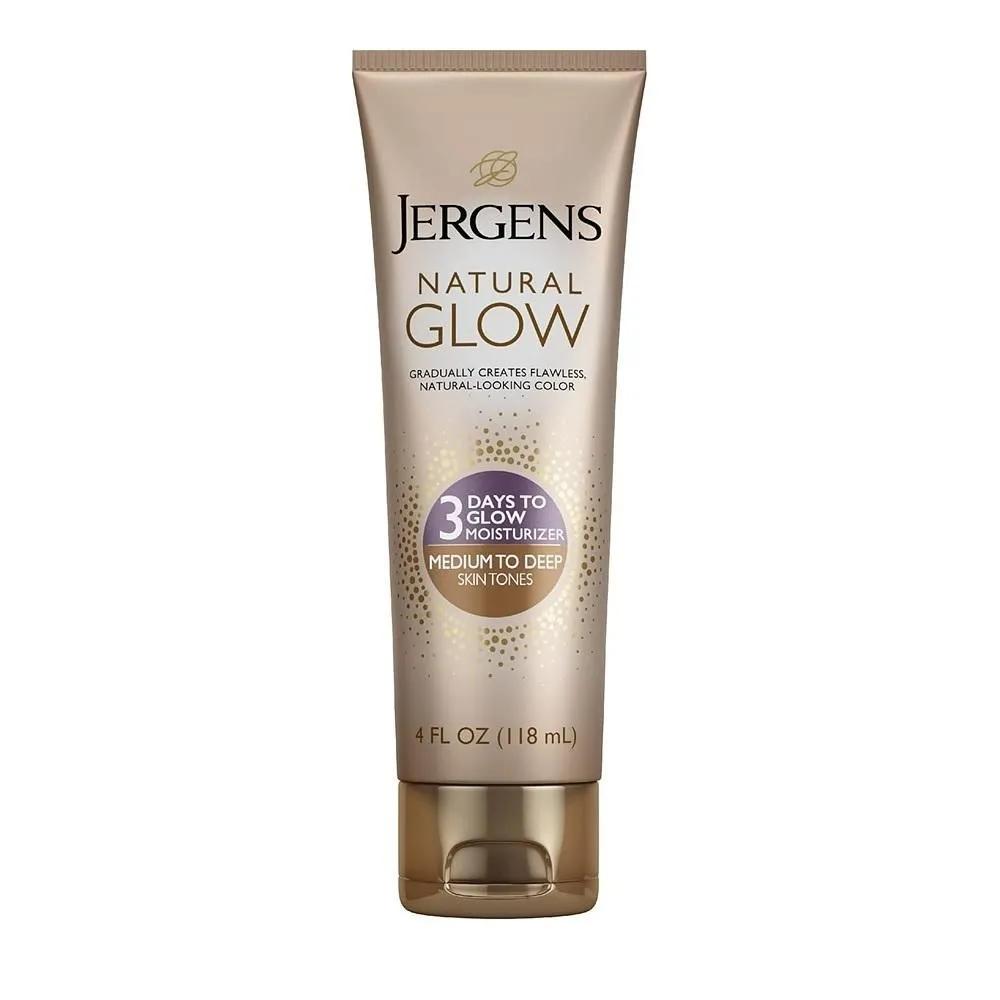 

Jergens Tanning Lotion 118ml 1 Pack Natural Glow 3-Day Self Tanner, Sunless Tanner