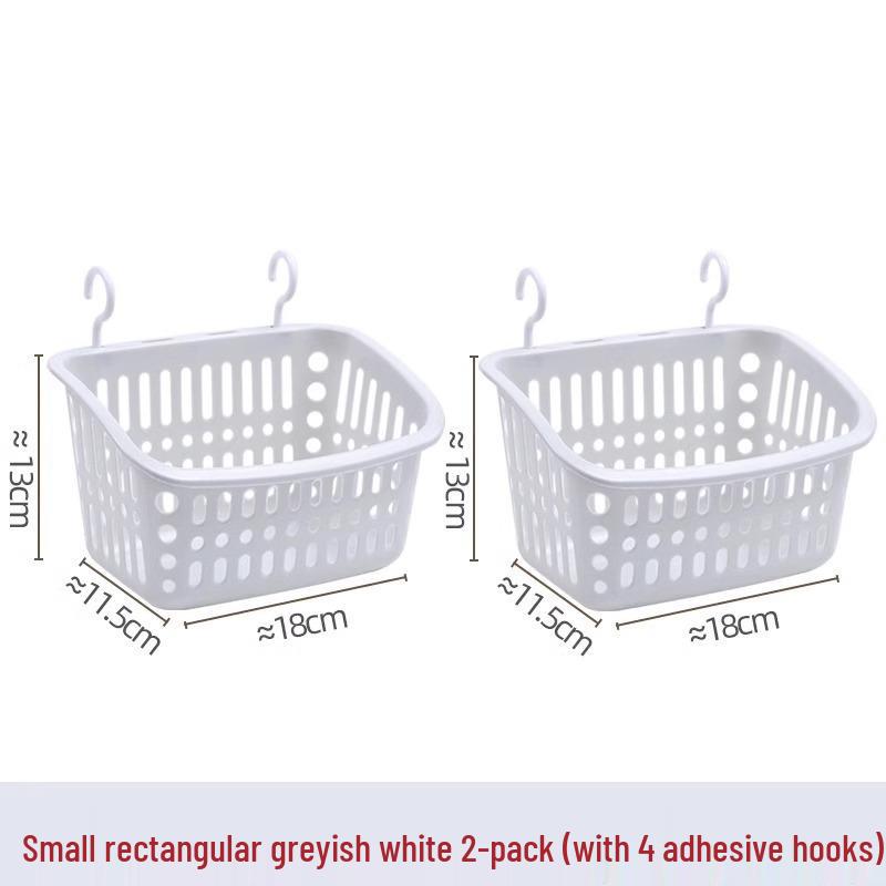 

Настенная пластиковая корзина для хранения для кухни и ванной комнаты