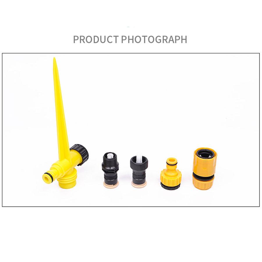 360° Adjustable Ground Stake Scattering Sprinkler, Lawn Automatic Watering Irrigation Tool