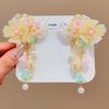 Fashion Pink Hair Clip Flower Tassel Chinese Style Hairpins Styling Accessory Hair Accessories Hanfu Accessories