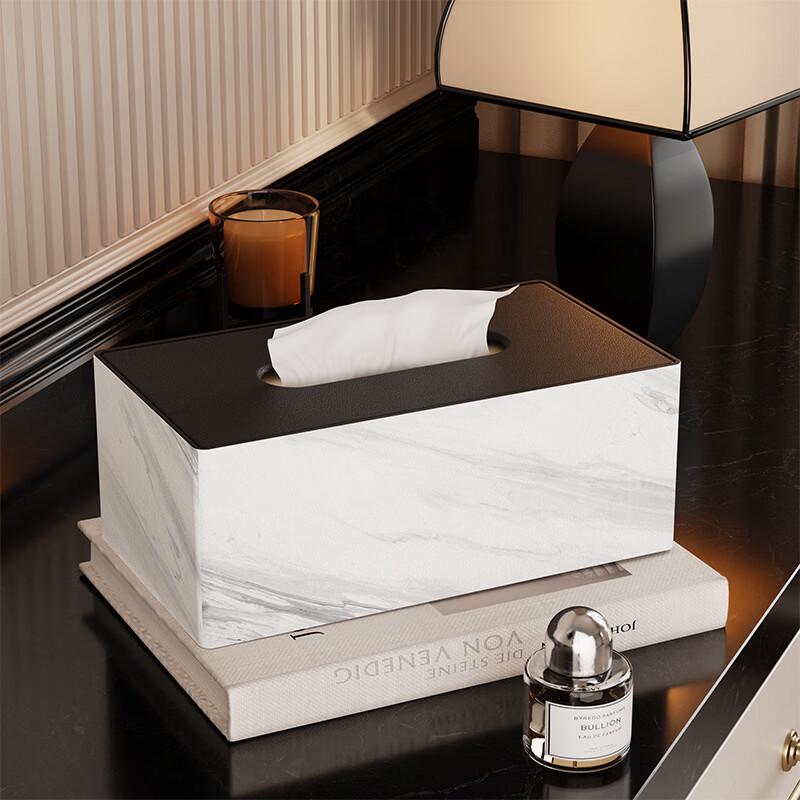 Light Luxury Paper Tissue Box with Drawer