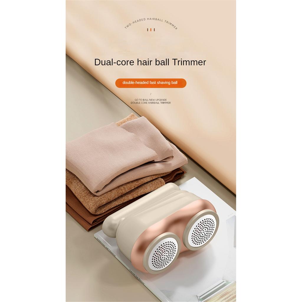 Fabric Shaver,Rechargeable Dual-Blade Lint Remover Electric Lint Shaver,Effectively Remove Fuzz for Clothe and Furniture
