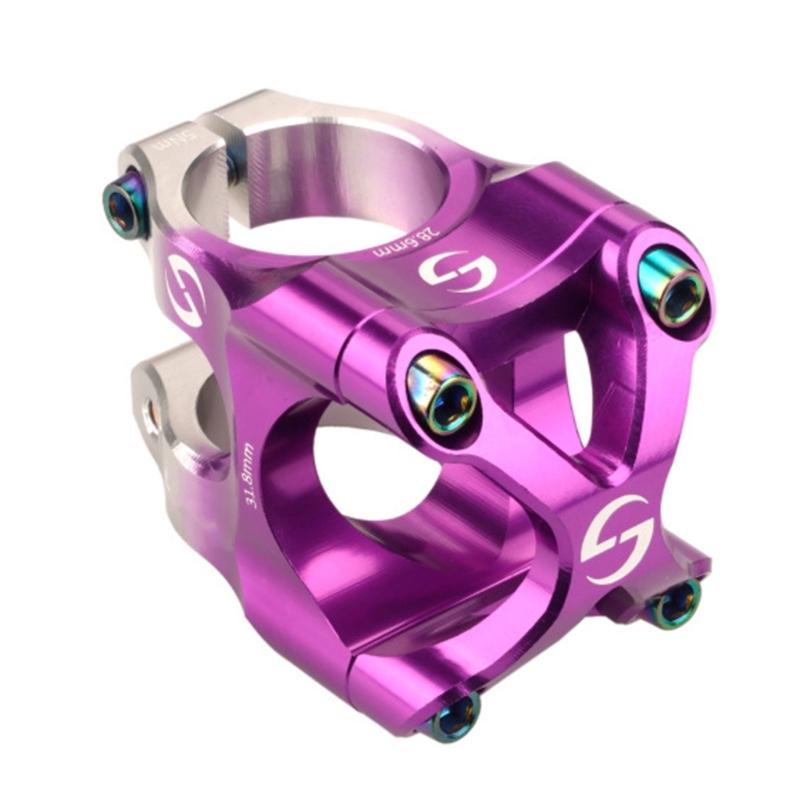 High Strength Short Handlebar Stem Aluminum Alloy Road Bike Stem Light Weight Bike Handlebar Stem for Most Bike