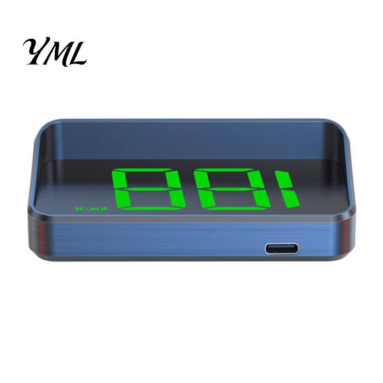 Vehicle Monitoring System Car HUD, Heads-up Display for Cars, GPS Speedometer with Dual Chip 10Hz Speed Reading Truck Refresh, KMH/MPH Plug-and-Play,