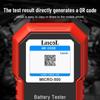 Lancol Micro 500 Car Battery Tester 12V Lithium Battery Test Lead Acid Battery Analyzer System Test 40-3000 CCA LED Display