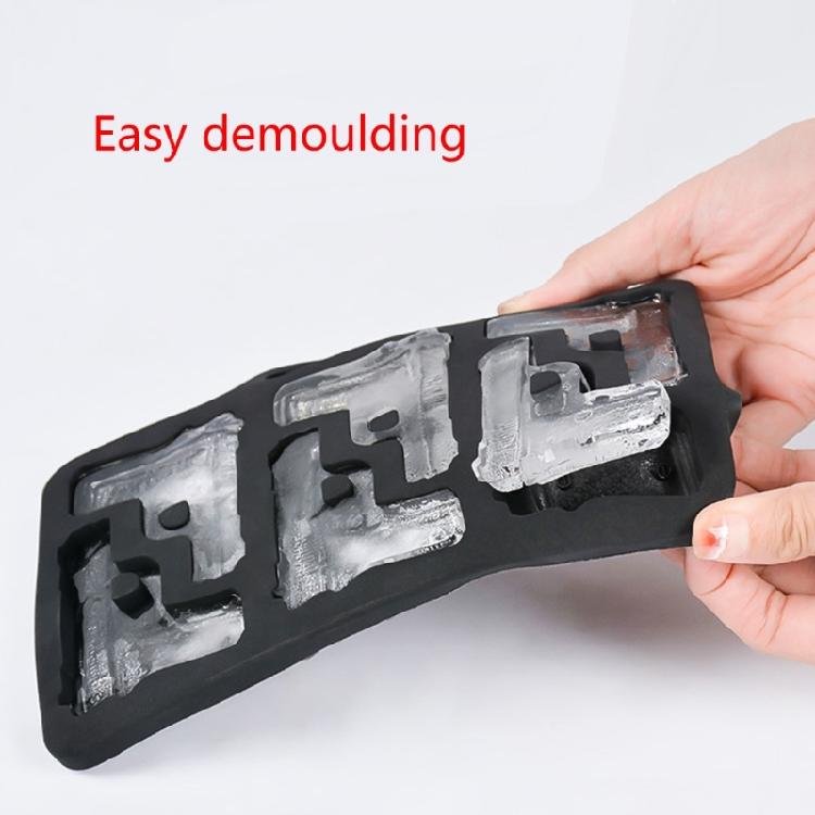 Silicone Ice Moulds Guns/Bullet Shaped for Whiskey Cocktails and Juice Beverages