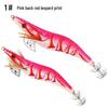 Fishing Lure Set: Luminous Squid Hooks & Wooden Shrimp Bait (3.0#-3.5#)