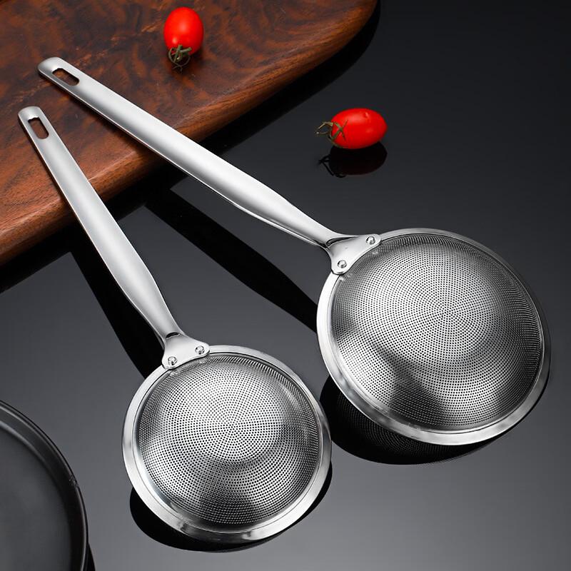 Stainless Steel Fine Mesh Skimmer Spoon