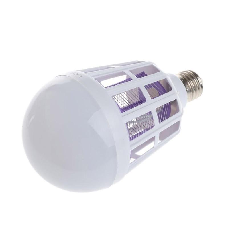 Neue LED-Insekten-Zapper-Glühbirne, Anti-Mücken-Fluginsekten-Motten-Killerlampe, 15 W