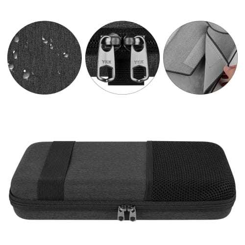 Geekria 75% Keyboard Case, Hard Shell Travel Carry Bag for 84-Key Portable Keyboards, Compatible with Keychron K2, Logitech POP Keys Mechanical Keyboa