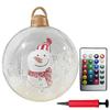 PVC Inflatable Christmas Ball Garden Decoration Ornaments Ball 60CM Xmas New Years Party Atmosphere Ball Yard Lawn Porch Decor