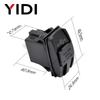 Universal Mini Dual USB Port Car Fast Charger Socket 3.1A Rectangular Waterproof Dustproof Adapter 12V 24V Iphone Ipad Samsung
