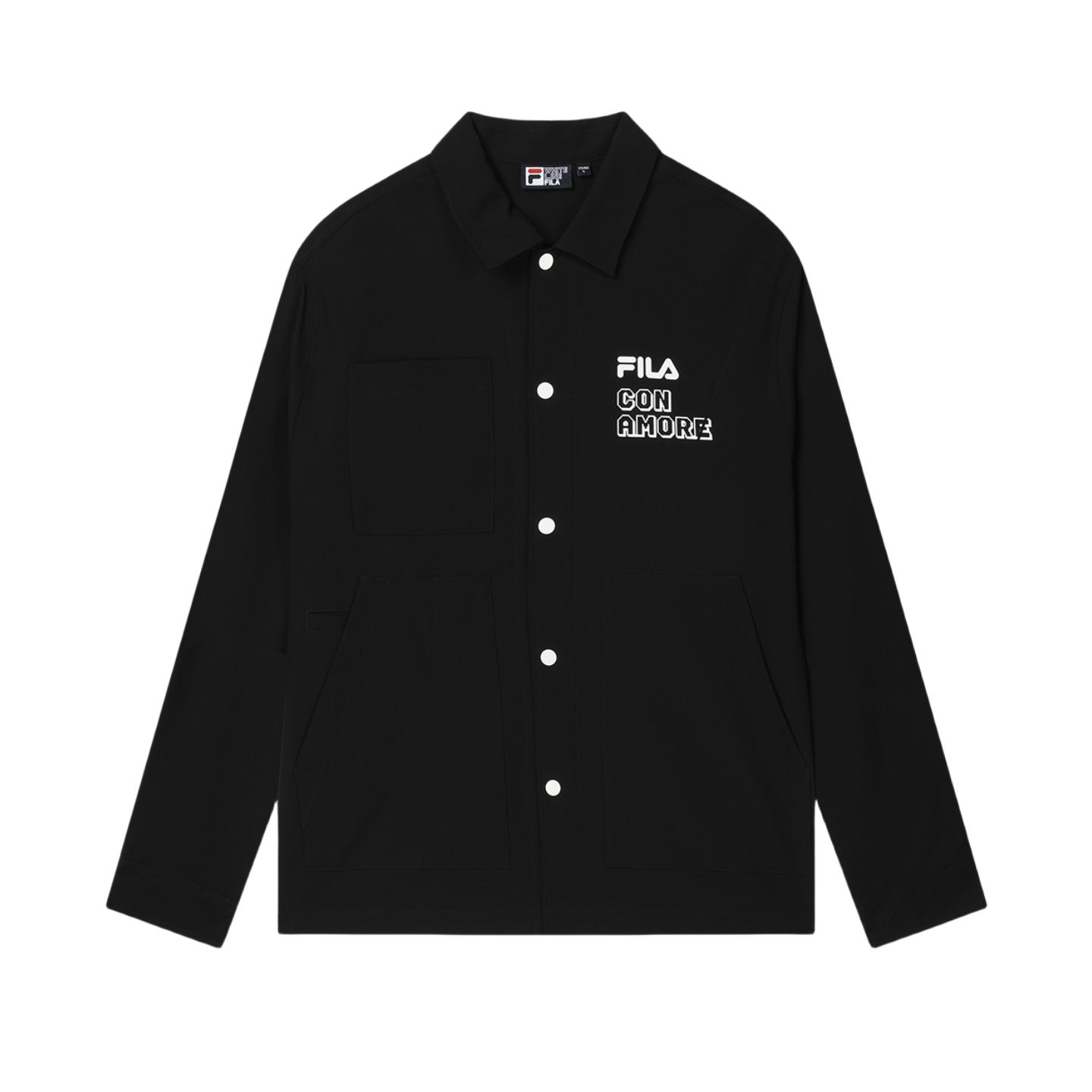 FILA ORIGINALE Jackets Men s Black Lapel Moderate Other F11M429702FBK XXXL(190/108A)
