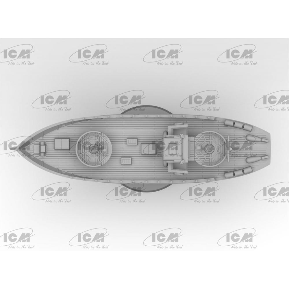 Icm Icm 1 350 Wwii German Navy Fighter Fishing Boat Plastic Model S018