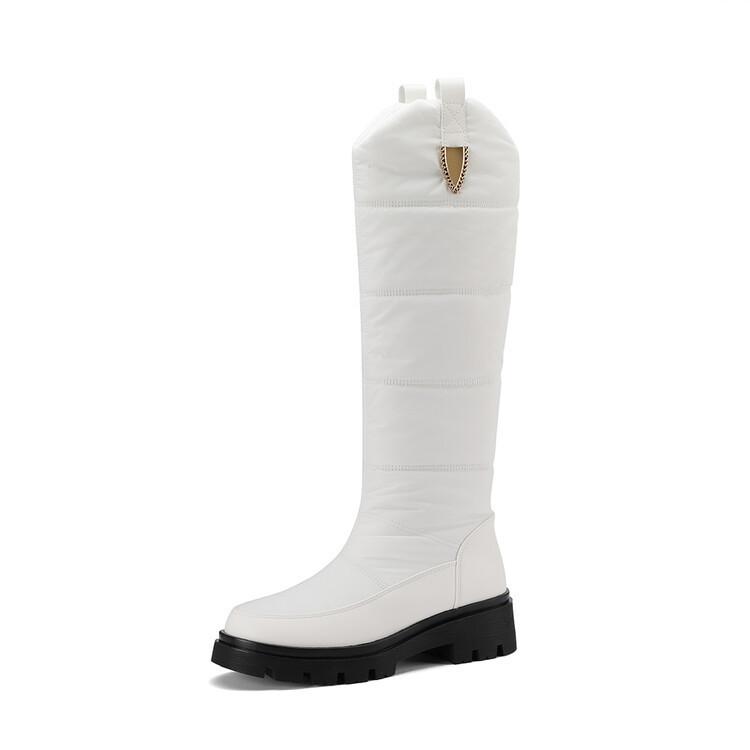 Thick-Bottomed Velvet Waterproof Winter Cotton Boots