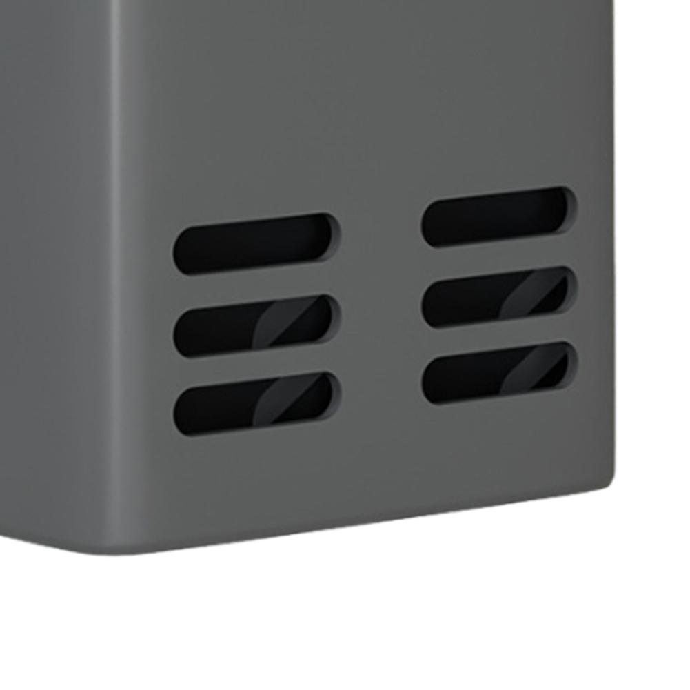 Wall Mount Bathroom Shelf Heavy Duty Toothbrush Holder with Drainage Holes Multifunctional Bathroom Rack for Kitchen Bathroom