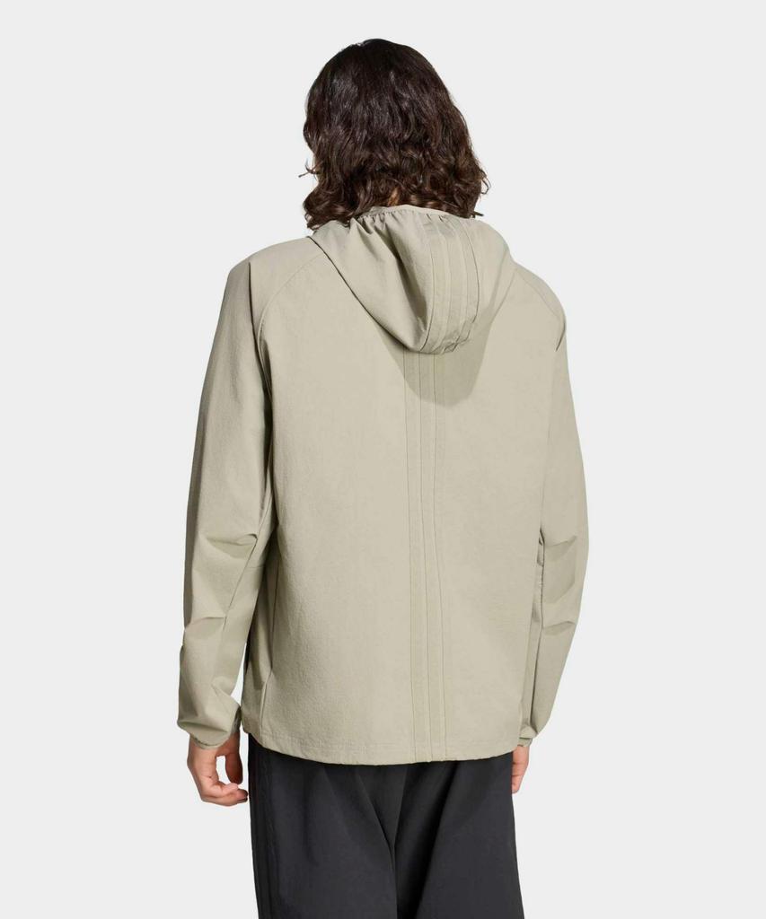 adidas City Tech 3-Stripe Windbreaker - Silver Pebble / Kt0497