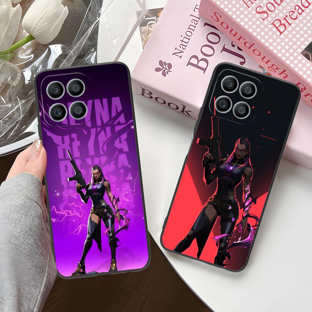Valo Reyna Phone Case for Honor 90 80 70 60 50 30 20 10 9 8 7 Pro S SE Lite 5G Soft TPU Shockproof Cover