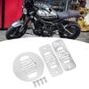 KIMISS Motorrad Kupplungsscheibe Oben,Motorrad Kupplungsdeckel Oben Edelstahl XSR900 2016-2021 (Silber)