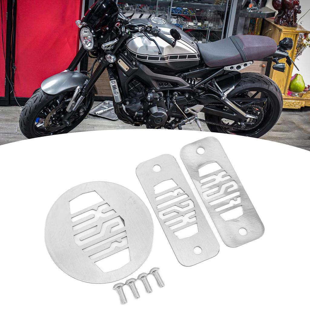 KIMISS Motorrad Kupplungsscheibe Oben,Motorrad Kupplungsdeckel Oben Edelstahl XSR900 2016-2021 (Silber)