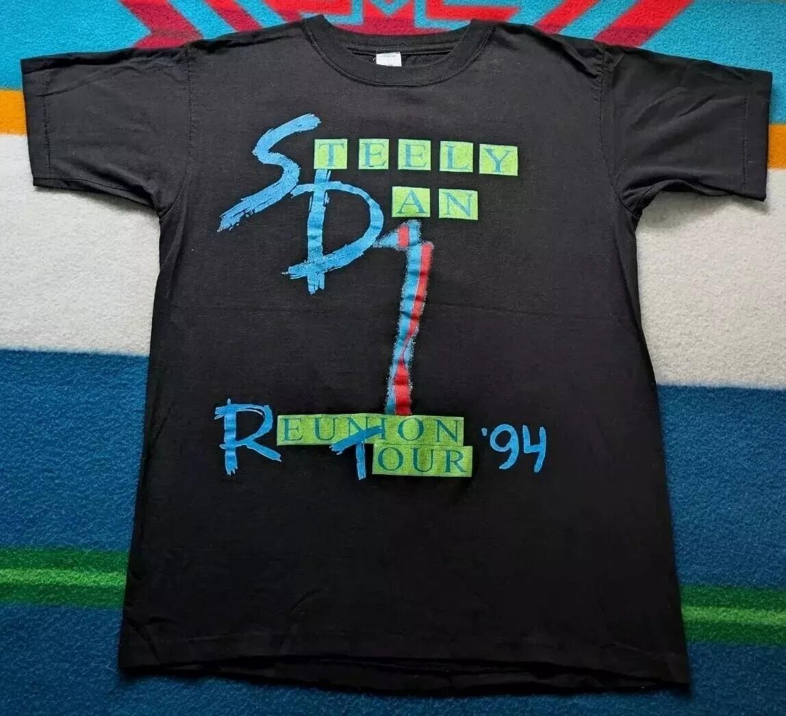 

Steely Dan 1994 Reunion Tour Band Shirt Black Unisex T Shirt Mens Womens Tees Top Men Women S-4XL M