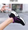 Damen Mesh Laufschuhe für den Frühling: Atmungsaktives, leichtes Air-Cushion mit Stoßabsorption und dicker Sohle zur Erhöhung der Körpergröße.