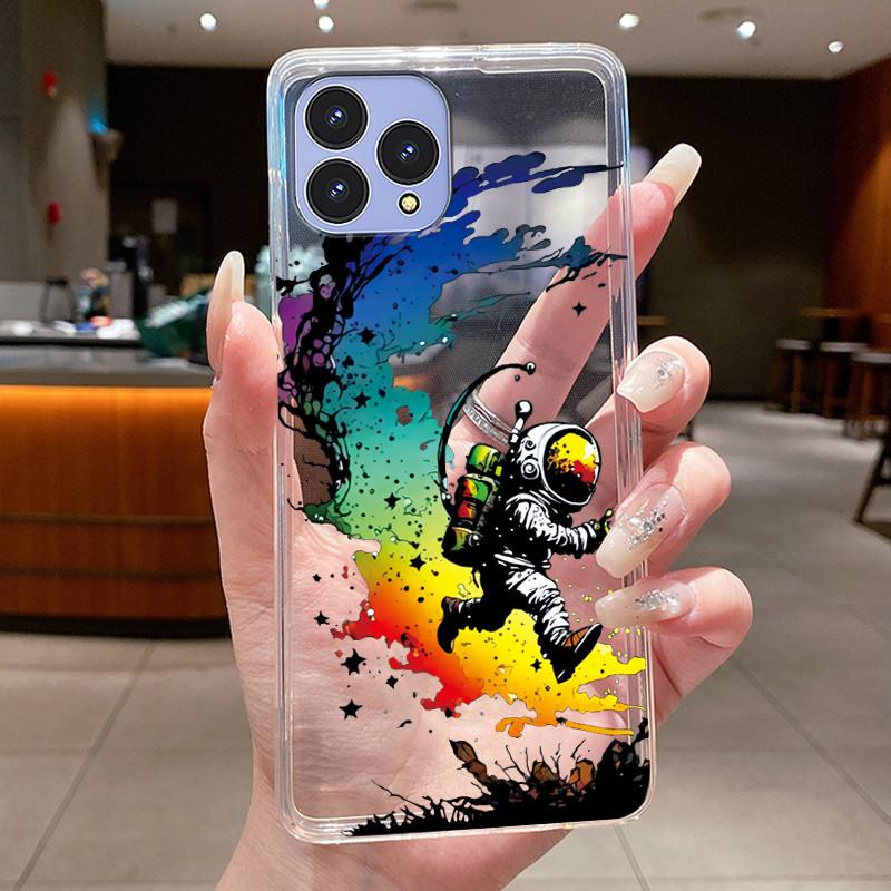 Handyhülle Für Cubot P80 Hülle Schmetterling Schleife Schutzhülle CubotP80 Schale Capa Transparent Weiches Silikon TPU Abdeckung Funda