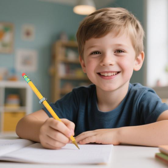 Threaded Pencils for Kids Sensory Support Pencil with Sliding Nut Quiet Threaded Fidget Pencil for Focus Calming