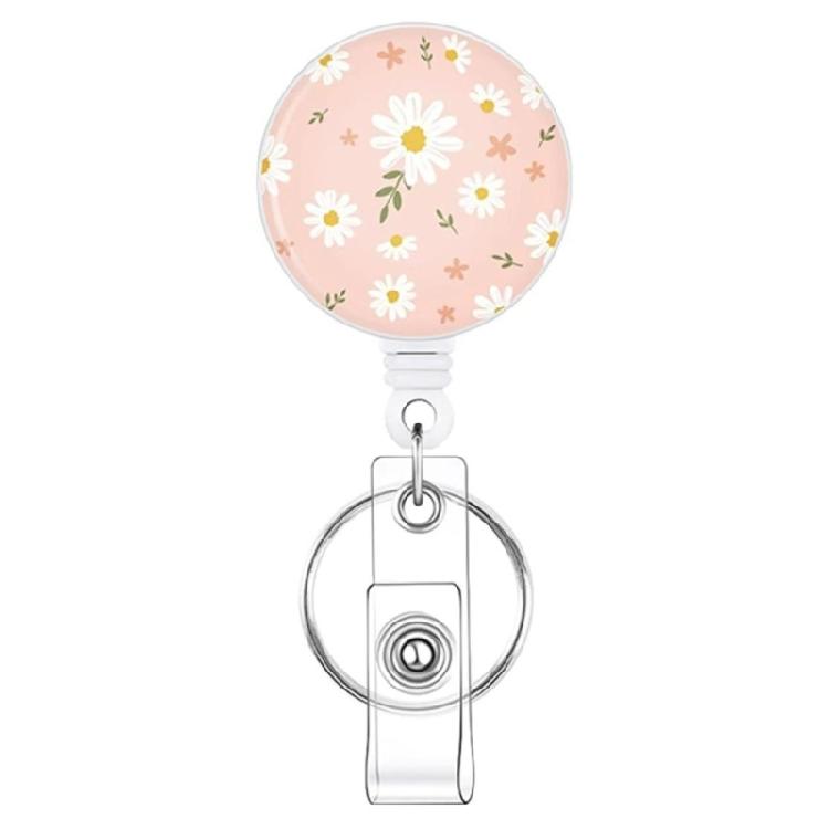 

Professional Badge Card Holder Heavy Duty Metal Badge Holder with Retractable Cord For Identity Card Display