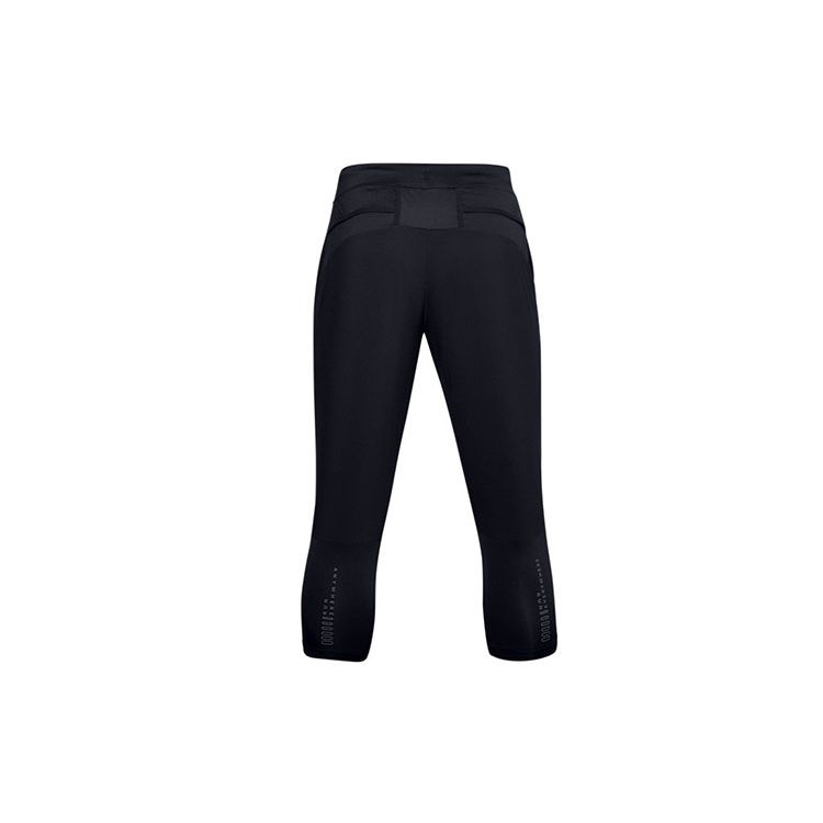 Under Armour Running Woven Breathable Cropped Straight-Leg Pants Men Bottoms Black 1358546-001