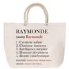 Beach Bag - PLANETEE - Raymonde - Rope Handle - Large Size - Customizable