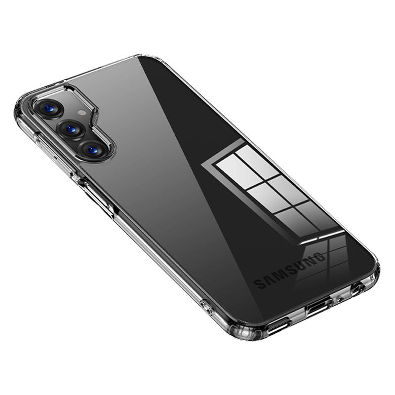 

For Samsung Galaxy A25 5G (Global) (161.0 x 76.5 x 8.3mm) PC+TPU Phone Case Airbag Corner Protective Phone Cover Transparent