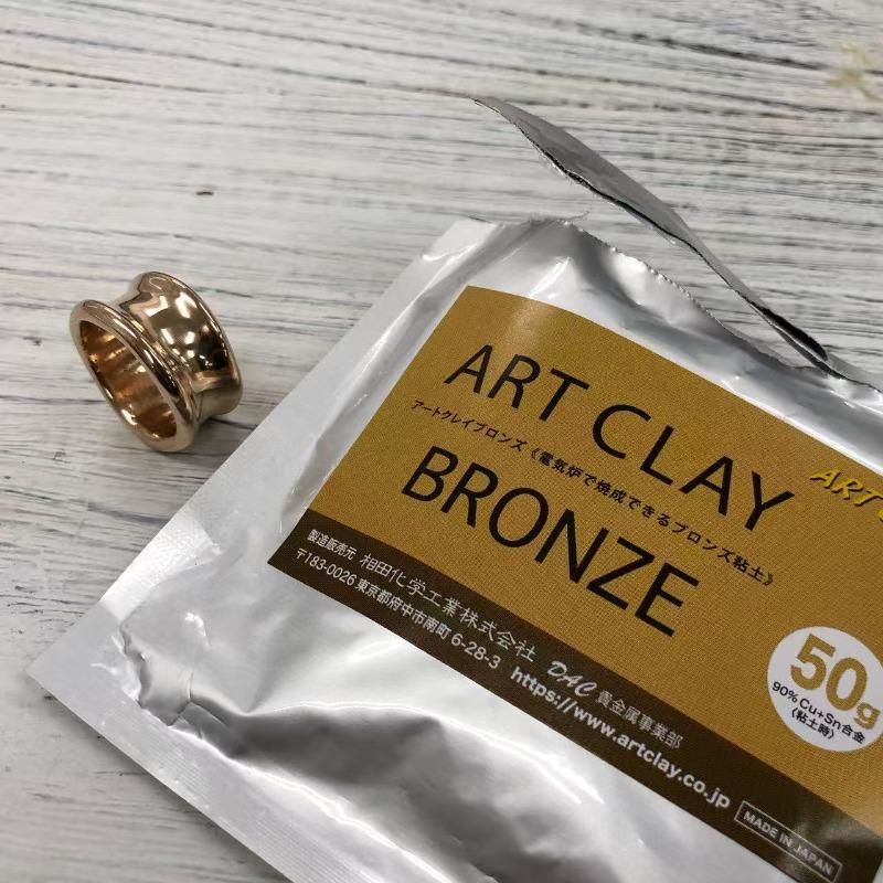 Metal Brąz/Miedź Glinka Drewniany Wzór Złoto Rękodzieło Dekoracja z Miedzi Pierścionek dla Pary Wisiorek Prezent Materiały Produkcyjne
