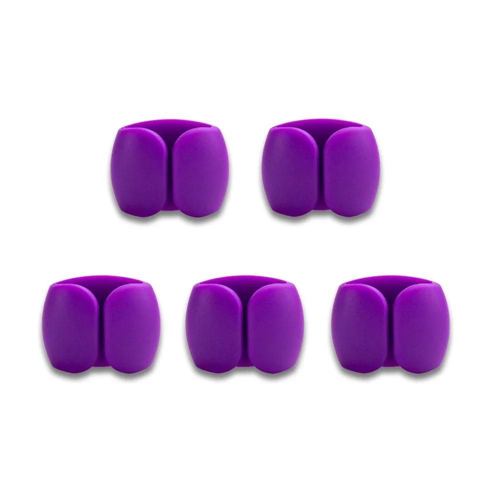 Cable Organizer 1/5Pcs Cable Clip Desk Tidy Organiser Cable Winder Wire Cord USB Charger Cord Holder Organizer Fixed Clasp