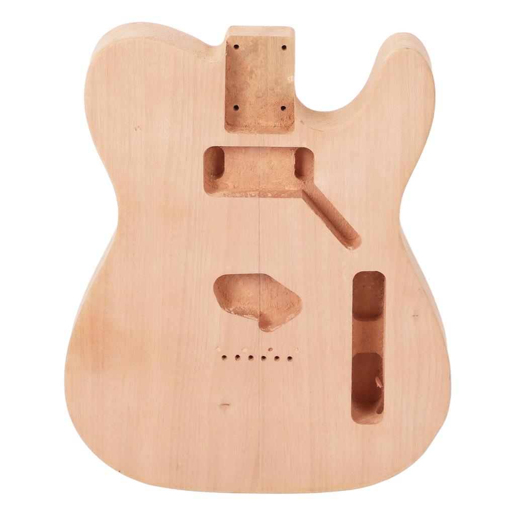 Unlackierter E-Gitarrenkorpus Mahagoni DIY Professioneller E-Gitarrenkörper Ersatzrohling GSB11