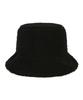 Bajal Monogram Label Fleece Bucket Hat Black