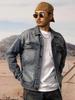 Men's Retro Japanese Slim Fit Denim Jacket 2024 - Heavyweight Washed Casual Autumn Style