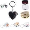 Waterproof Pill Tablet Metal Pill Box Portable Heart Round Shape Medicine Case Light-weight Holder Container Travel Home Use