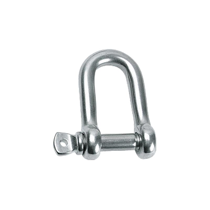 304 Stainless Steel Heavy Duty D Ring D Ring Shackle 1 * M12 (1/2 ) Shackle