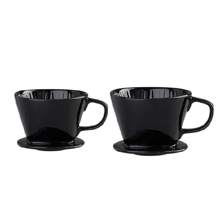 Ceramic Coffee Dripper Pouring Over Filter Funnel Cup Even Extraction Perfect For Coffee Enthusiasts