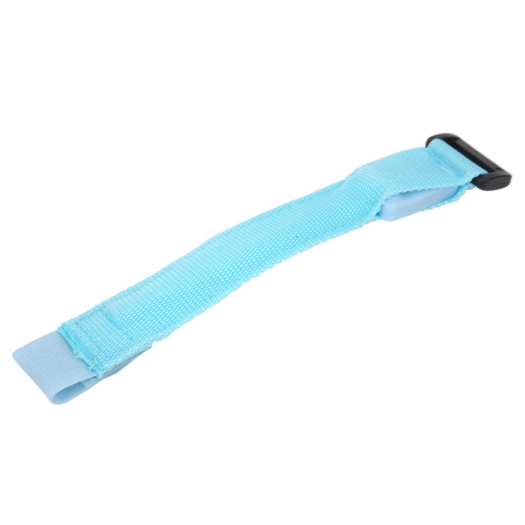 Braccialetto LED Regolabile Lampeggiante per Corsa all'Aperto Braccialetto Luminoso per Ciclismo Blu