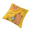 Cute Kapibara Capybara Pillow Case Cartoon Cushion Cover Soft Custom Pillow Cover Vintage Pillowcases For Sofa Home Decorative